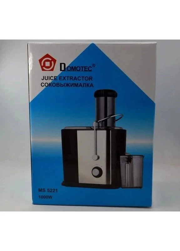 Соковижималка MS-5221 / 3514, 1000 Вт для фруктів та овочів (1548) Domotec (382379181)