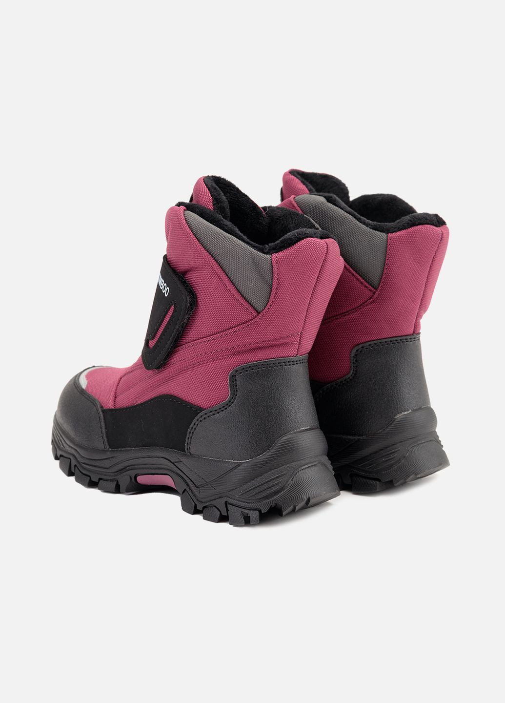 Зимние термосапоги для девочки цвет бордовый цб-00264346 Kimboo
