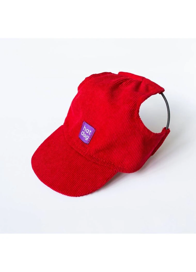 Кепка для собак з вельвету Червона XL Hat-Dog (387662905)