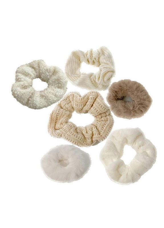 Набір резинок для волосся 6 шт Різнокольоровий (AN0103133) ANbeauty (360768381)