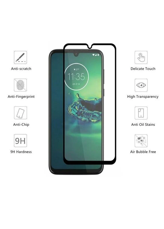 Защитное стекло для Motorola Moto G8 Plus Black (454543) Drobak (336954321)