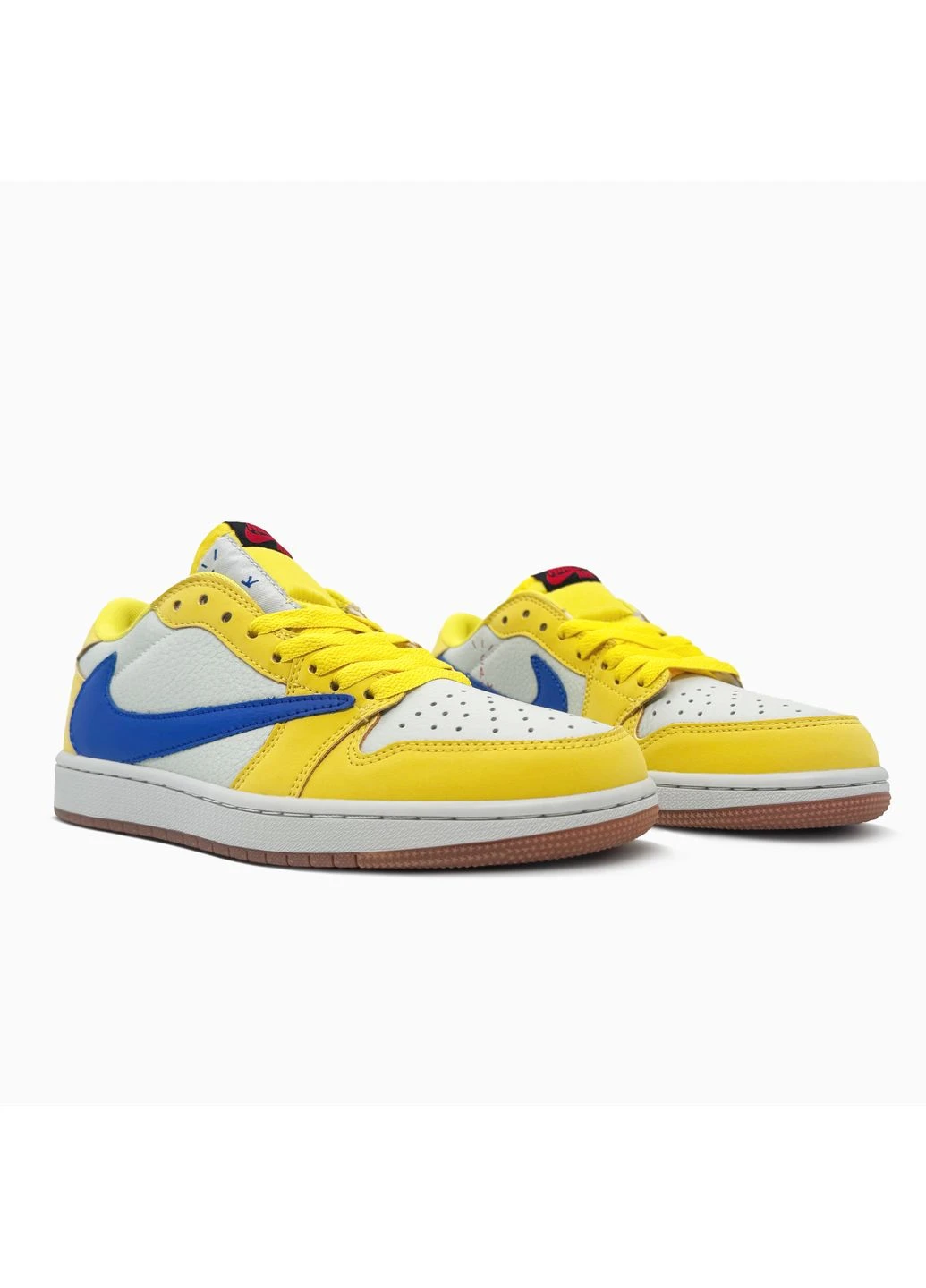 Цветные демисезонные air jordan 1 retro low og sp canary Nike 231269