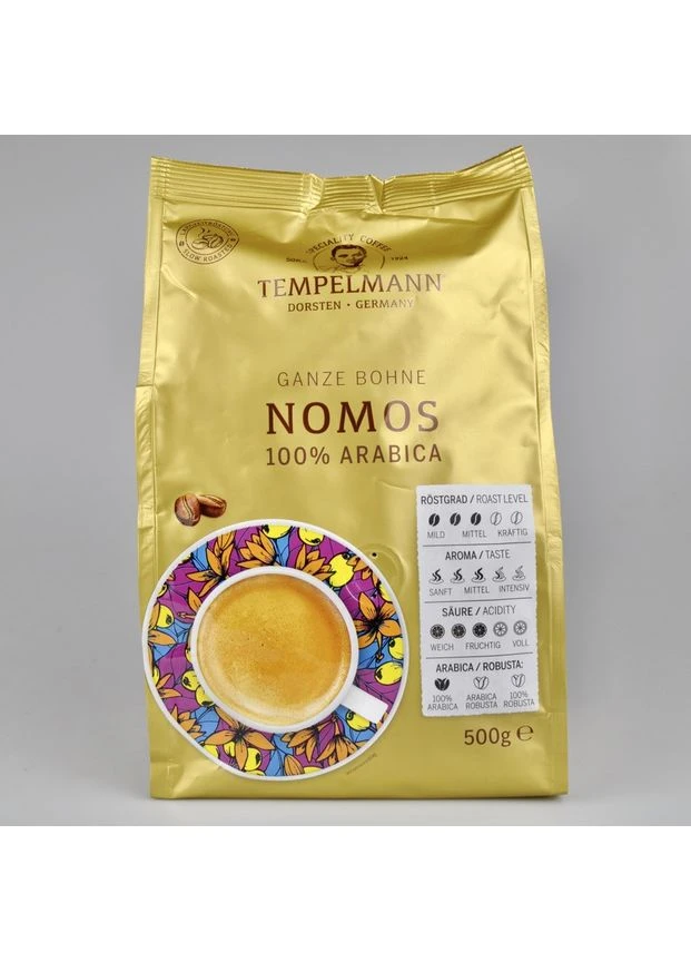 Кофе зерновой Nomos, 500г Tempelmann (391569657)