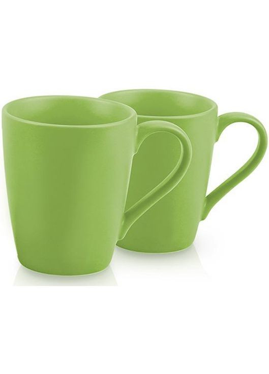 Набір 2 керамічні кружки Sunshine 300мл, зелені Fissman (330134735)