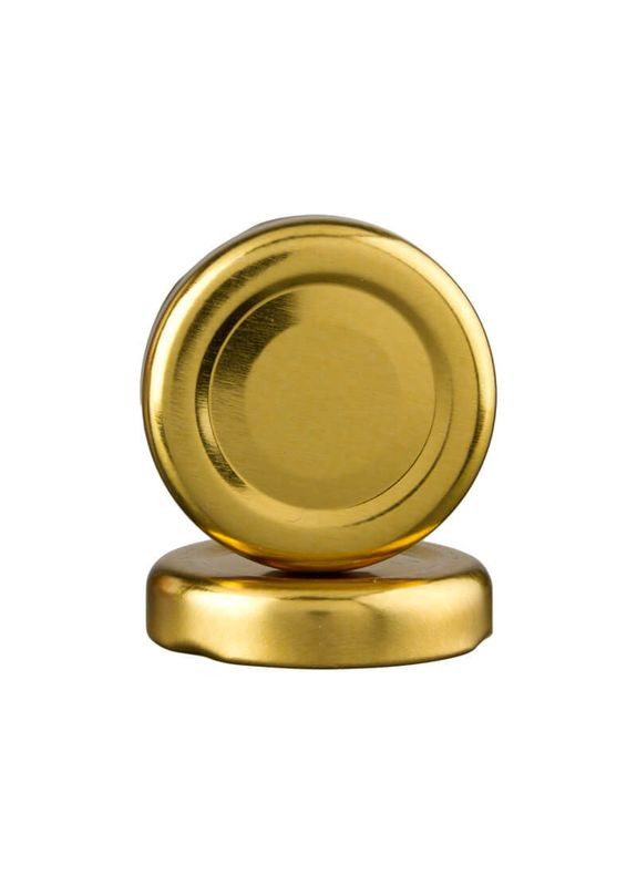 Крышка для консервации Твист 48 мм золотая 10 шт No Brand (346123588)