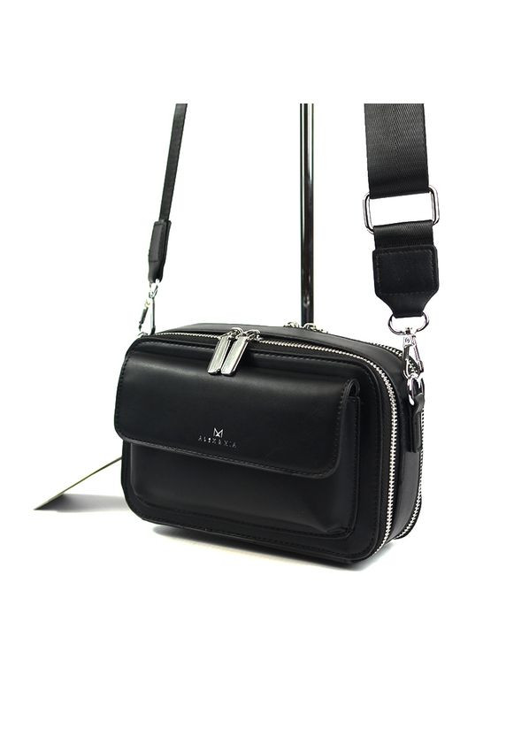 Чорна маленька жіноча молодіжна сумка клатч через плече No Brand (293942350)