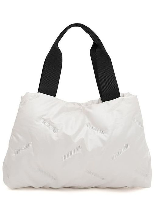 Сумка шоппер жіноча на плече дута велика Білий 39108 Monsen (353302678)