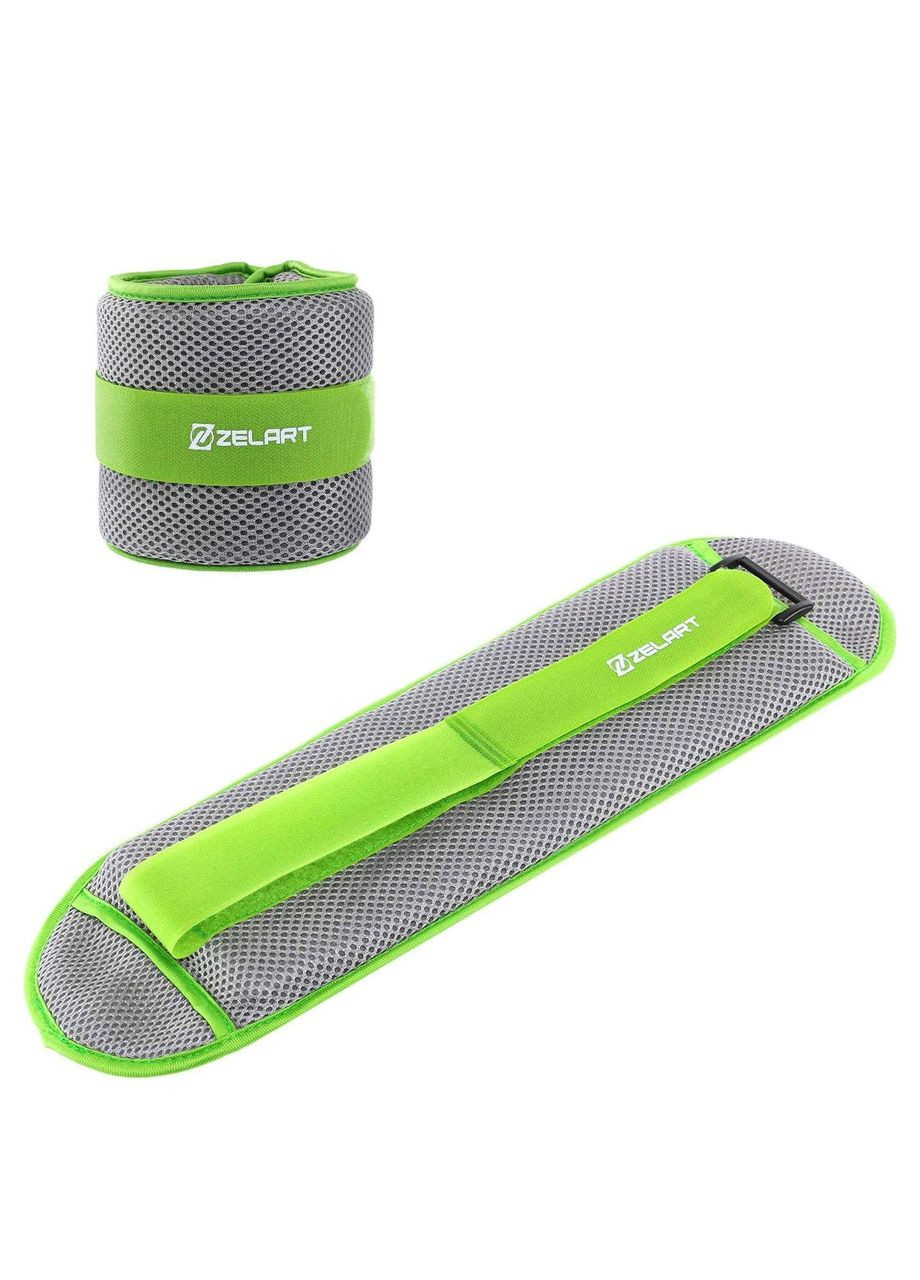 Утяжелители-манжеты водонепроницаемые для рук и ног FI-7210-4 Салатовый Zelart (342398557)