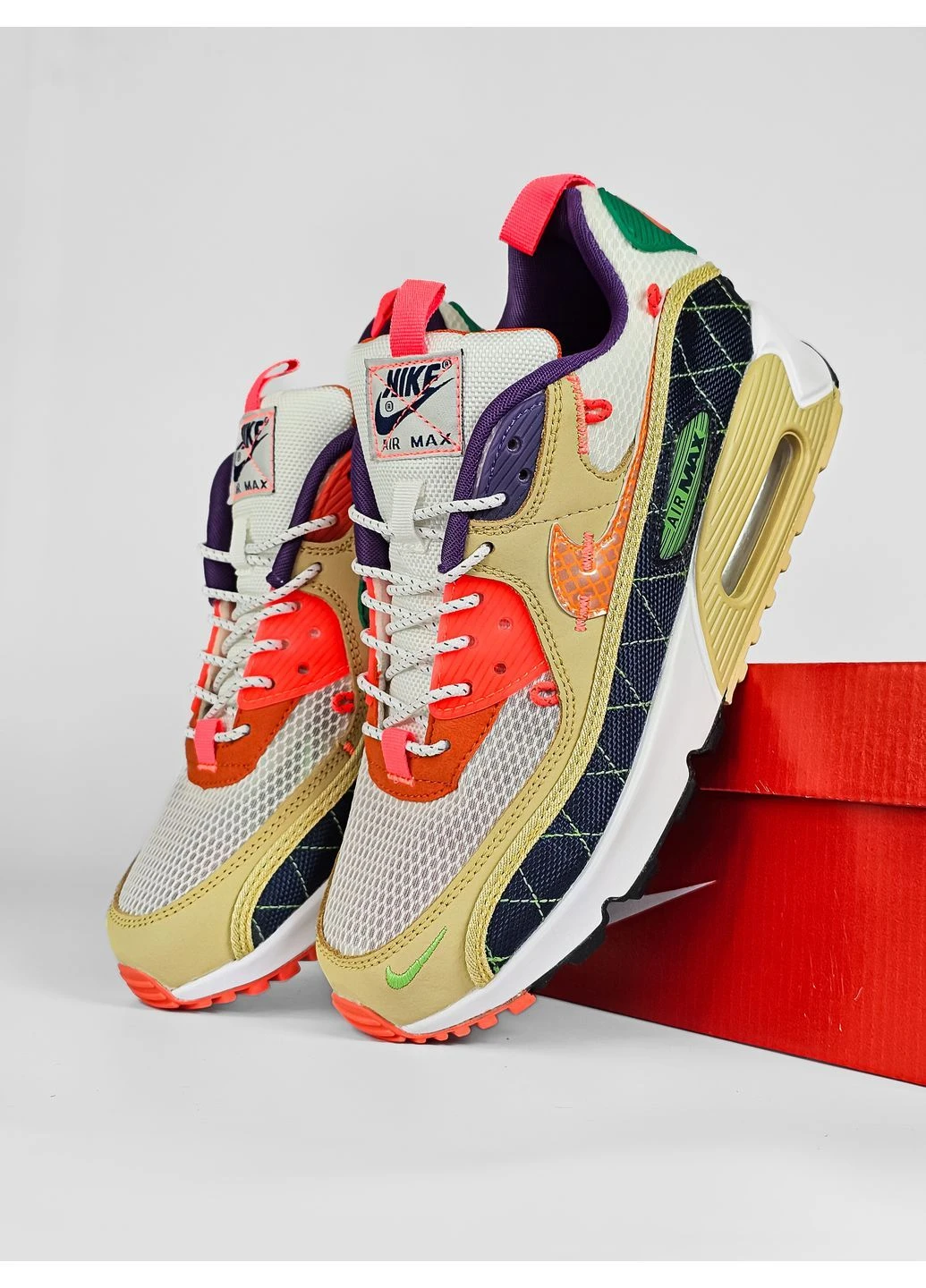 Жіночі кросівки Nike Air Max 90 Mountaineering Light (no name) Vital-Textile NK662 жовті всесезони (376780166)