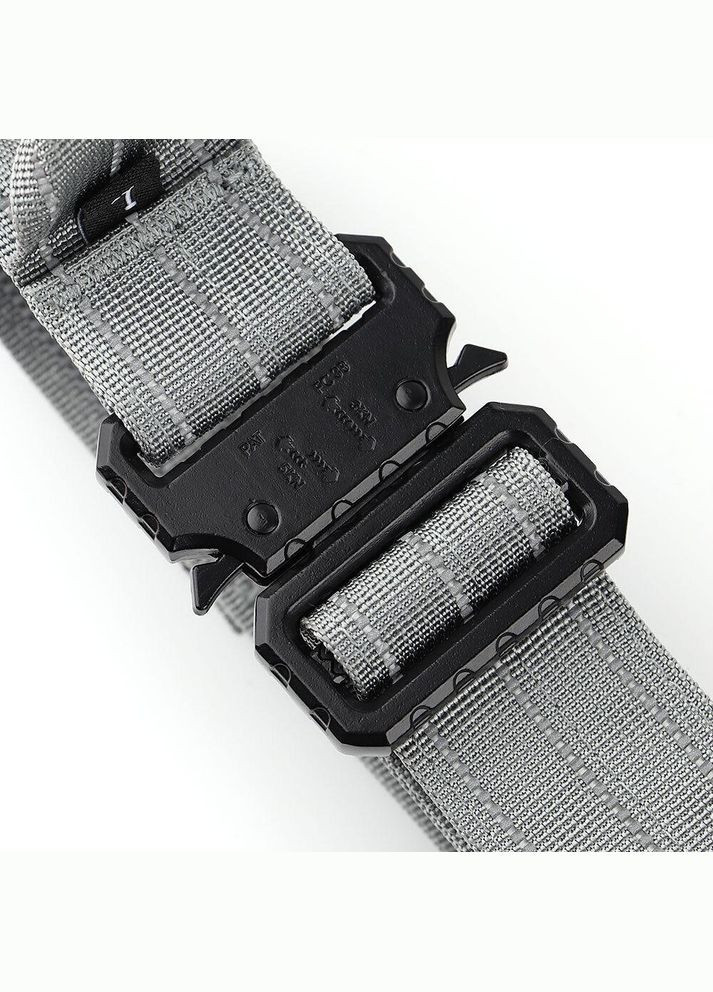 Нашийник для собак, світловідбиваючий для середніх і великих порід, Сірий M (33-42 см) Berry (299915281)