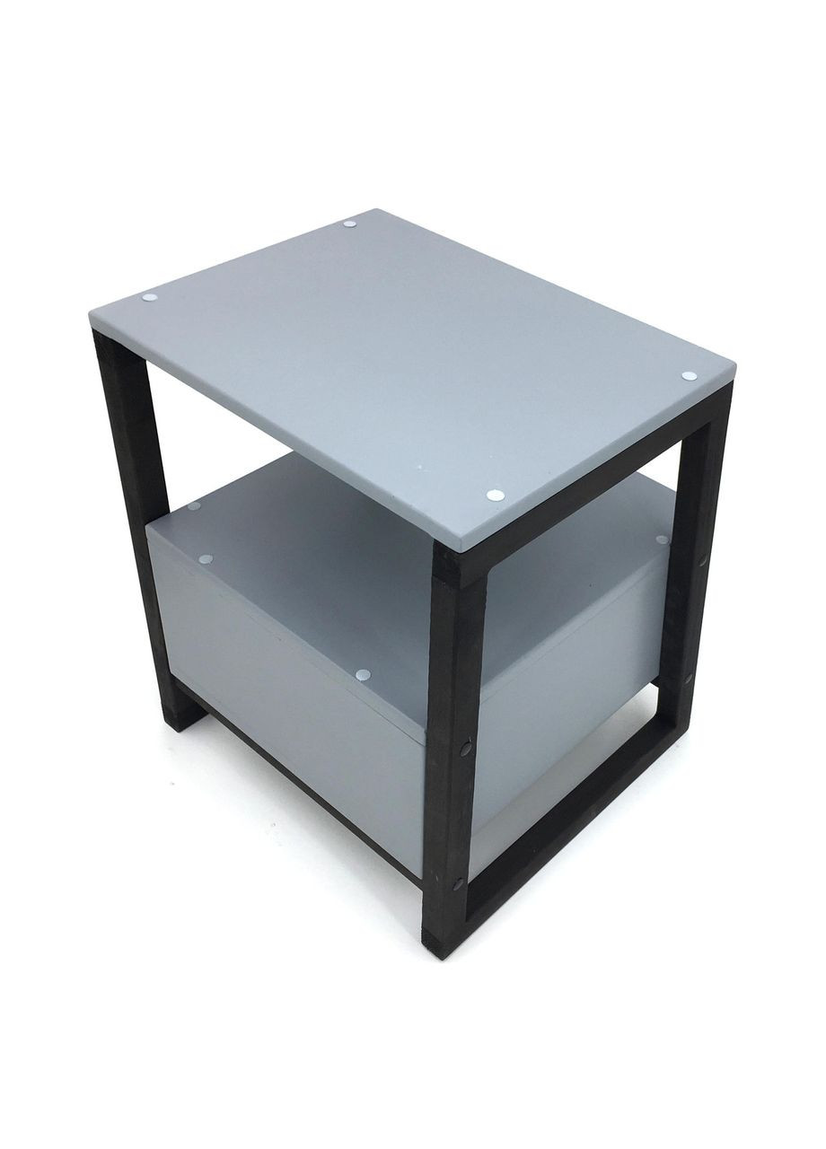 Приліжкова тумба з дерева Бікеле 45 венге-маренго (ПТМ-45161219) No Brand (328082206)