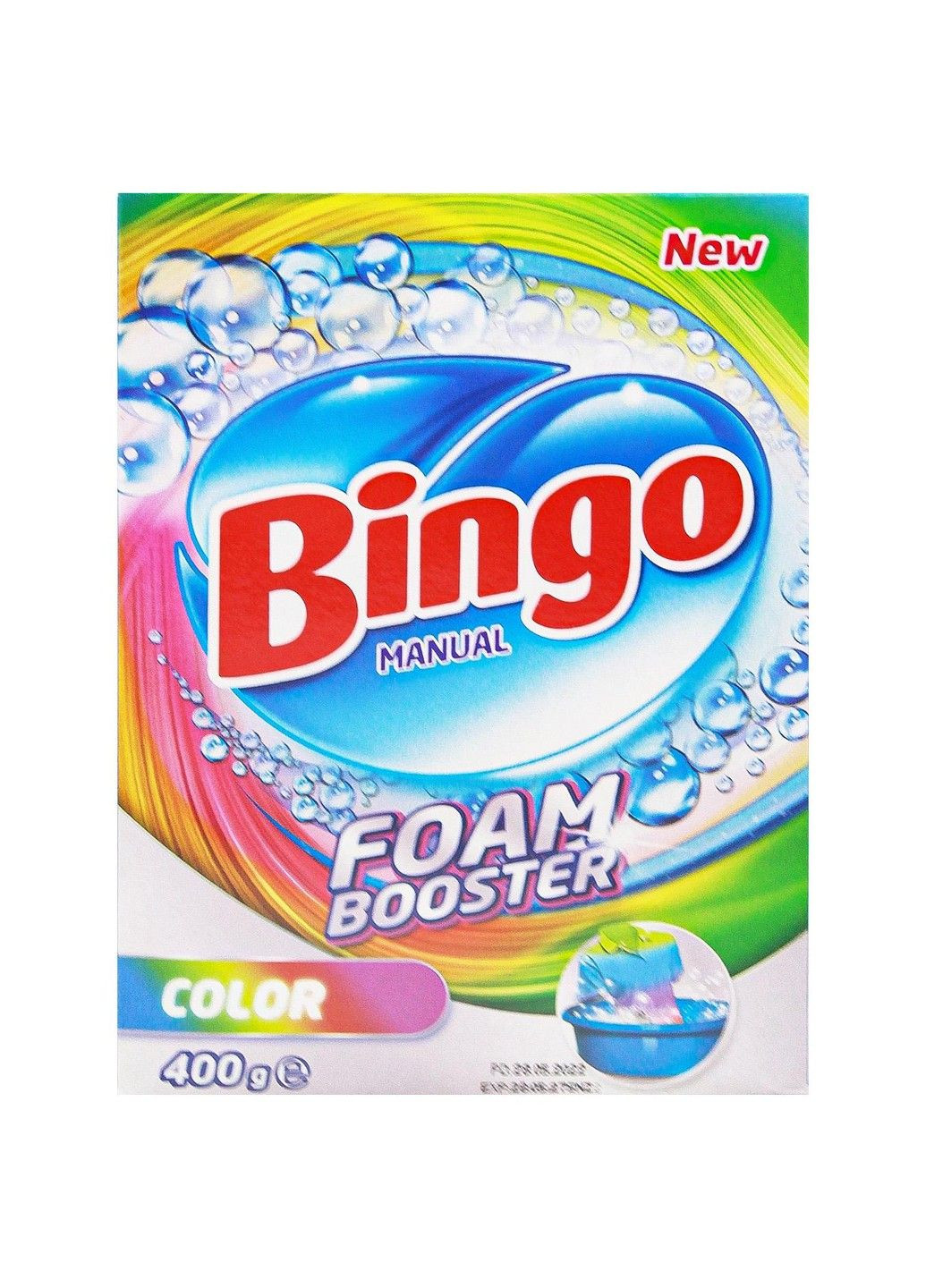 Пральний порошок для ручного прання кольорових речей 400гр. Bingo (285736459)