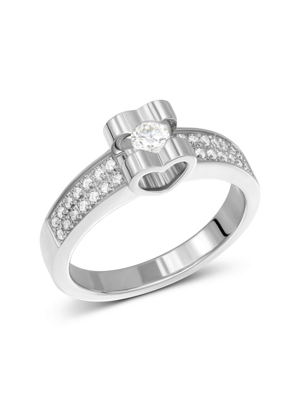Кольцо с бриллиантами в белом золоте 1К955-0036. Zarina (333833433)