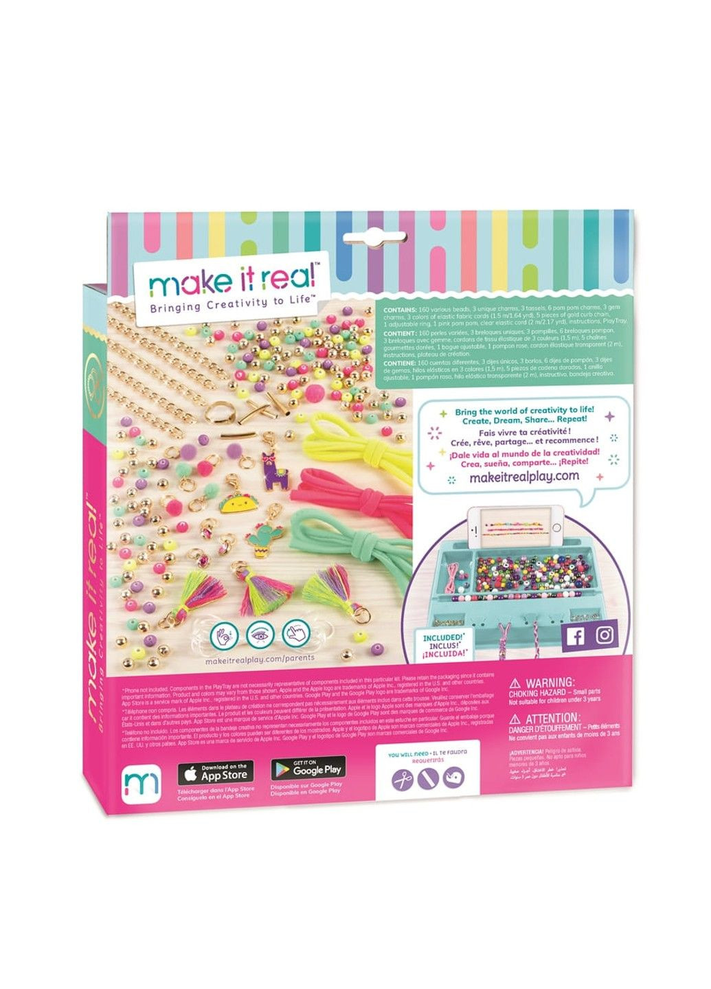 : Набір для створення прикрас «Неонове сяйво» Make it Real (331298883)