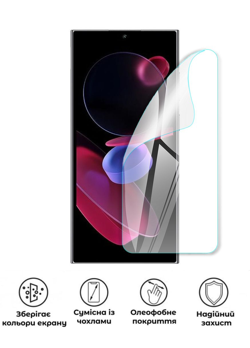 Захисна поліуретанова глянцева плівка Medium Armor на екран смартфона Oukitel C62 Pro GP (372583989)