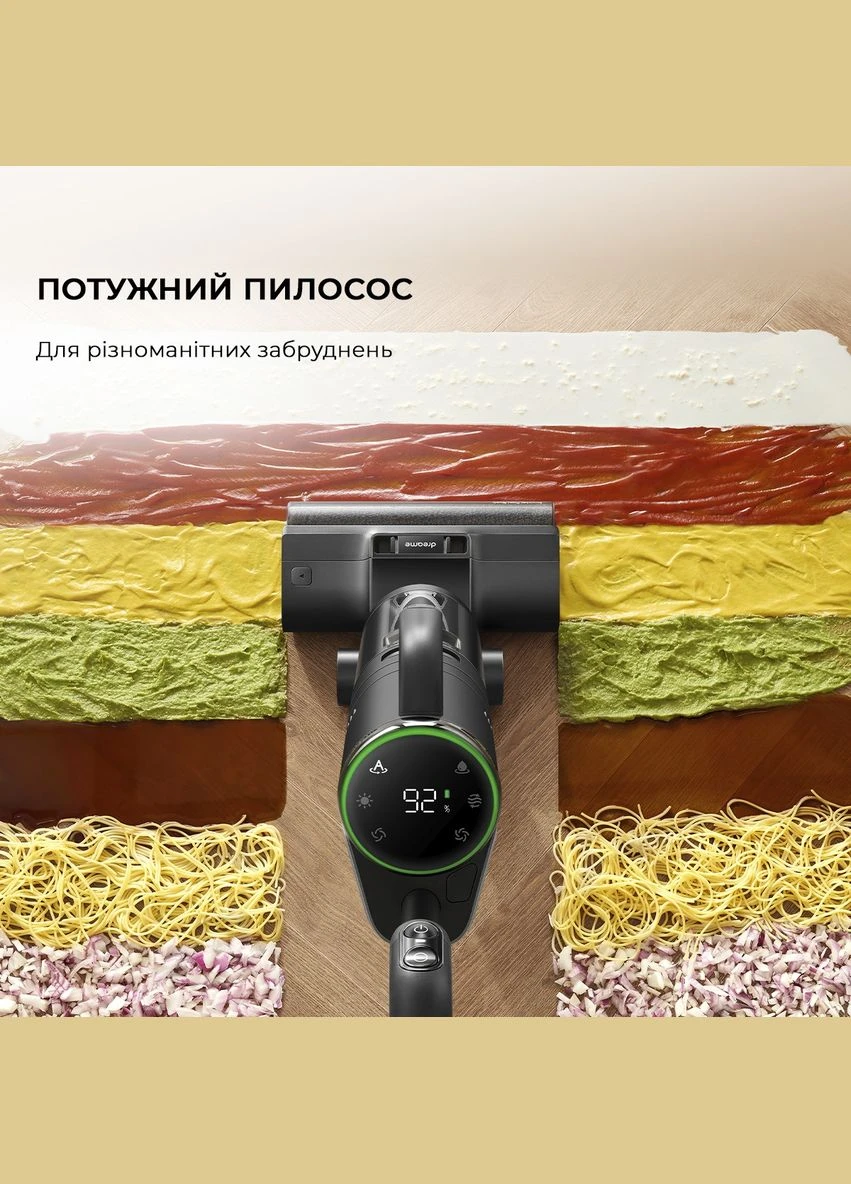 Аккумуляторный моющий пылесос H12 Dual (HHV4) Dreame (341487082)