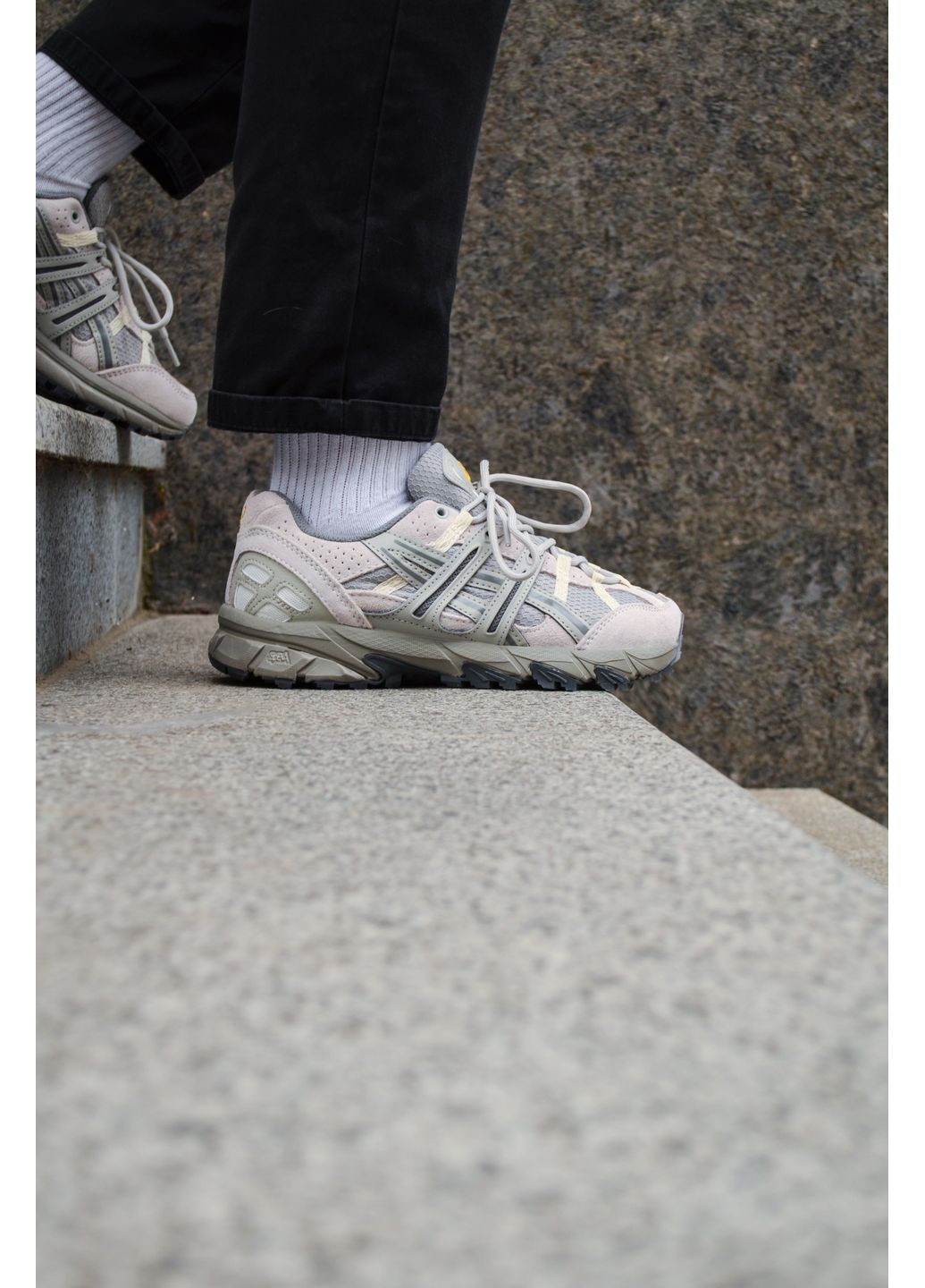 Сірі Осінні кросівки чоловічі asics gel sonoma 15-50 grey асікс гель сонома No Brand