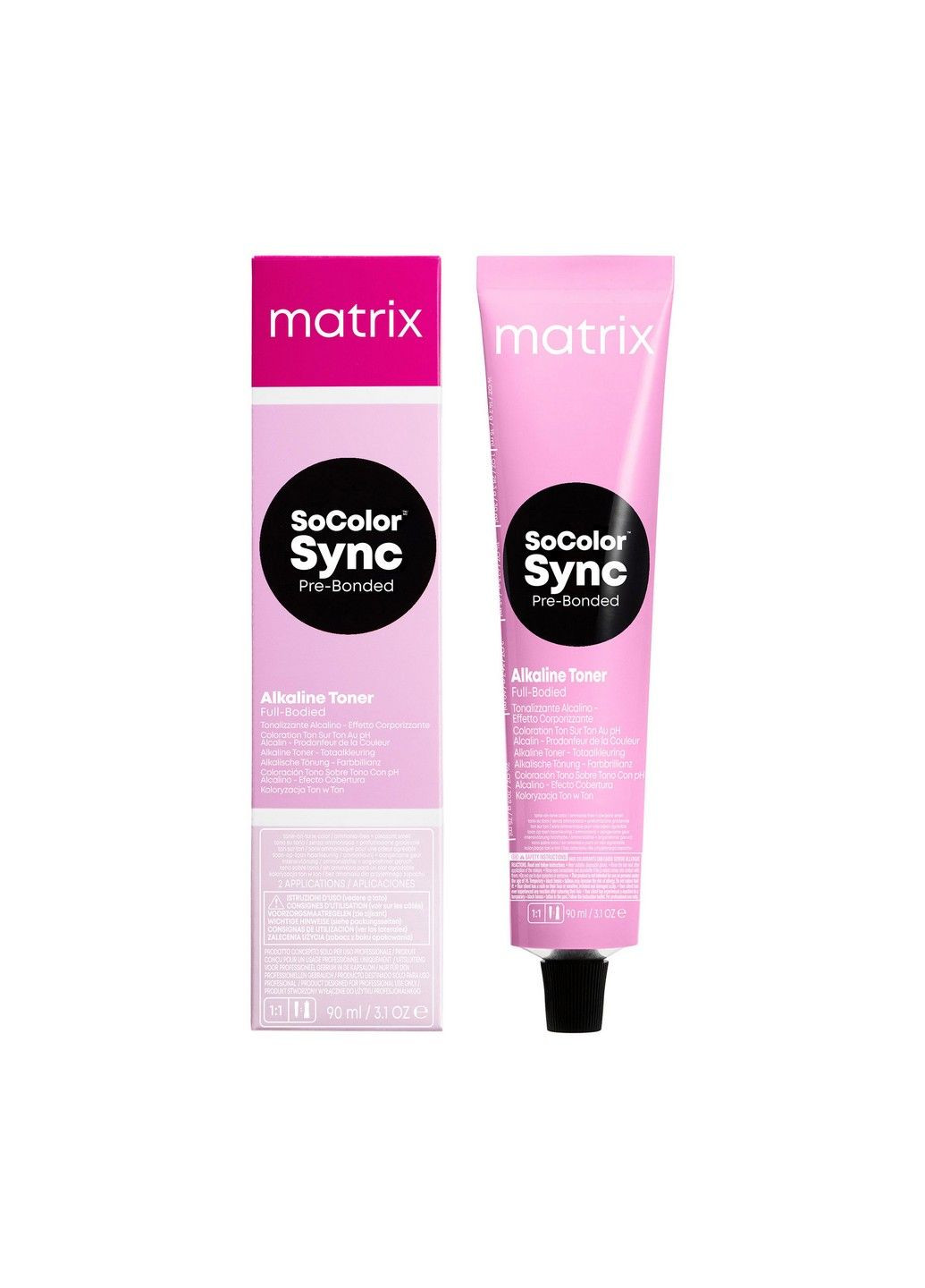 Безаміачний тонер для волосся SoColor Sync Pre-Bonded Alkaline Toner на лужній основі, тон в тон, 8P, 90 мл Matrix (305832074)
