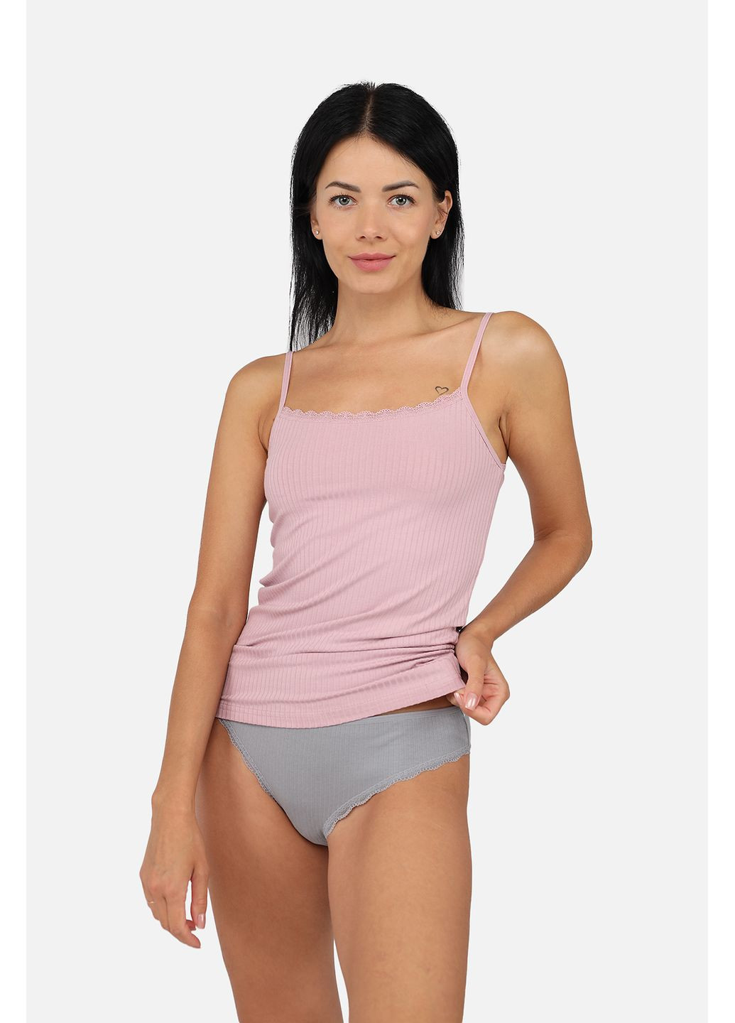 Труси бразильяно жіночі колір сірий ЦБ-00282959 Nicoletta (356937574)