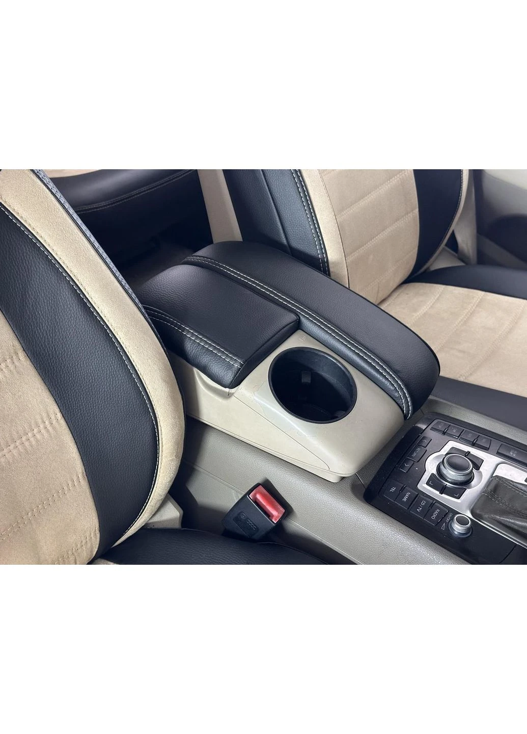 Авточехлы Audi (2005-2014) Чехлы в салон (Экокожа + Замша) EMC-ELEGANT EMC ELEGANT Q7 (398186207)
