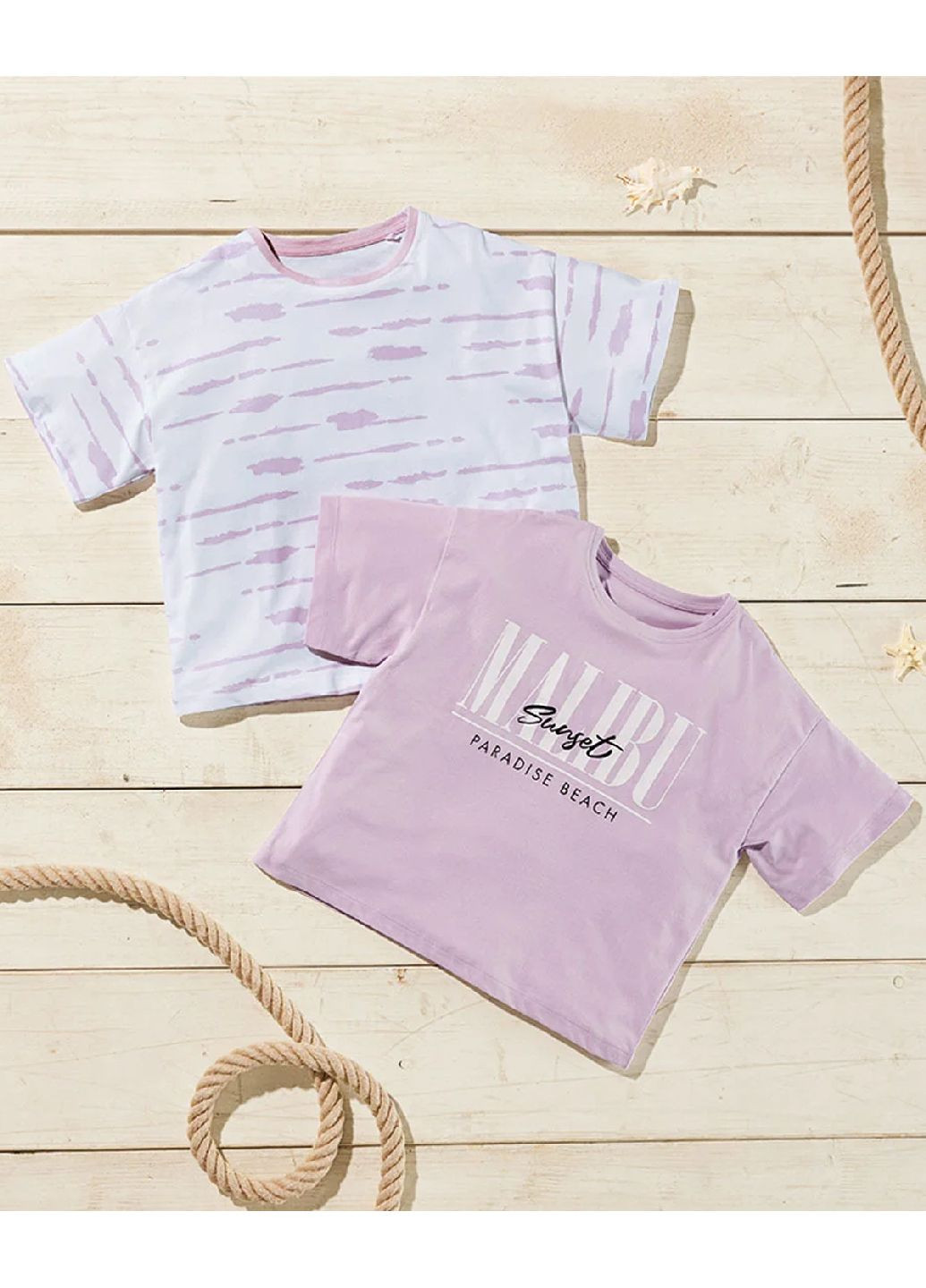 Комбинированная летняя футболка (2 шт.) Pepperts