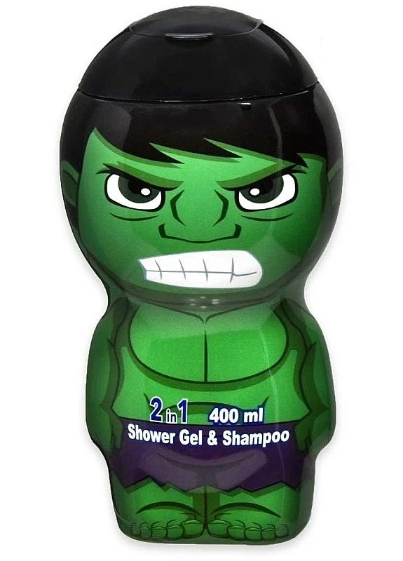 Гель-шампунь "Халк" Hulk 1D Shower Gel & Shampoo 400ml (2-1053795) Air-Val International (369790151)
