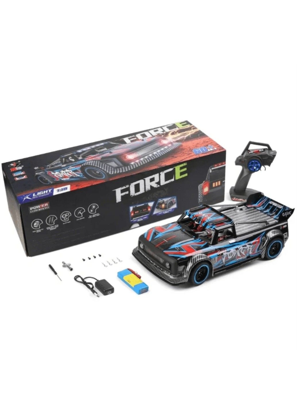 Машинка для дрифта на радіокеруванні з підсвічуванням No Brand (335063886)