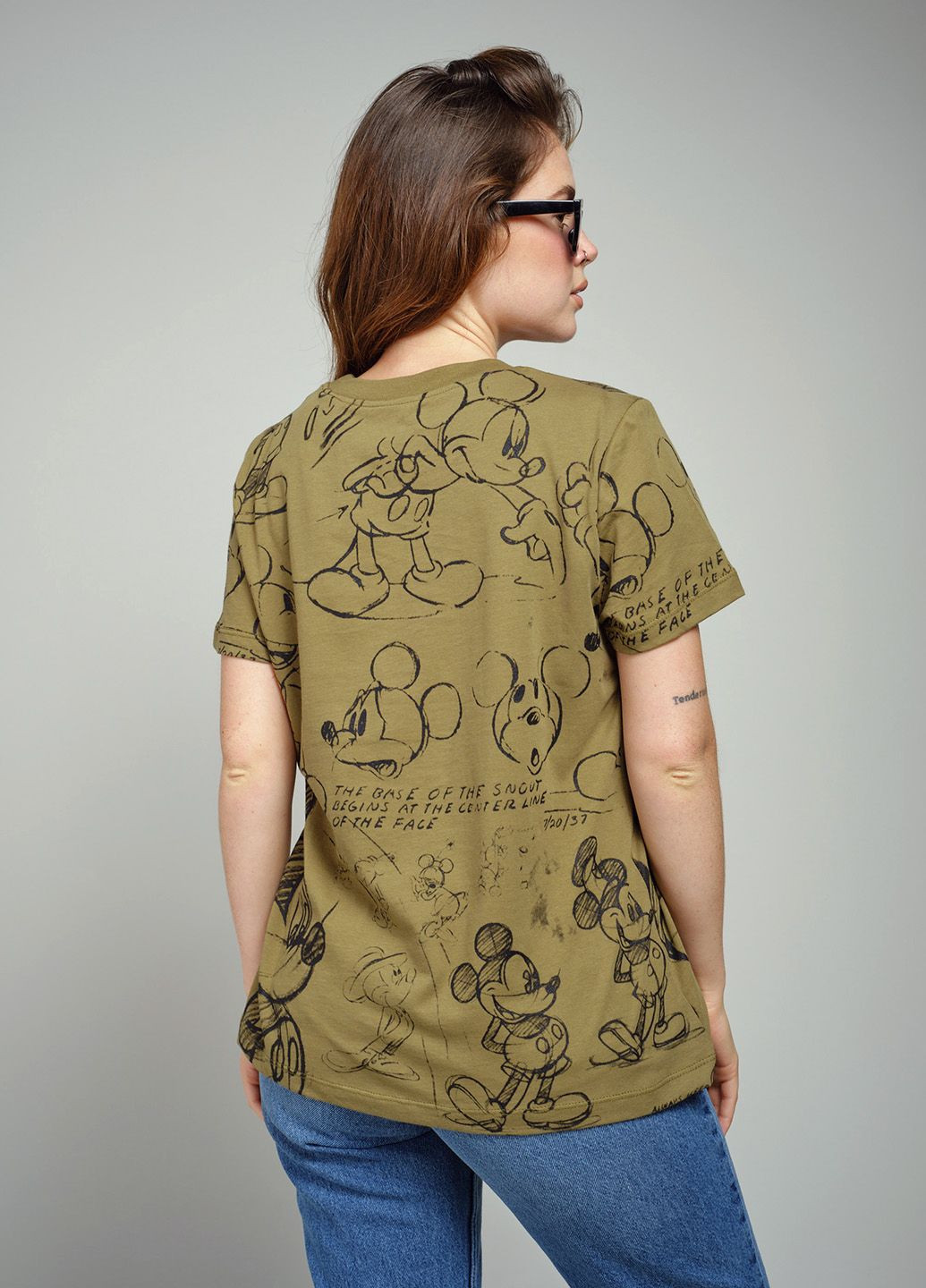 Хаки (оливковая) летняя футболка оливковая mouse 103130 Power