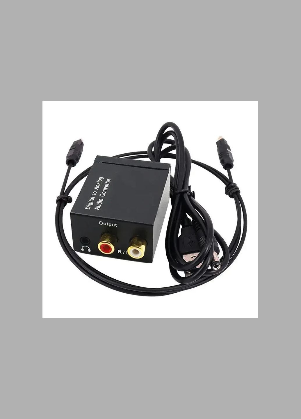 ЦАП Аудио конвертер декодер звука цифрового spdif optical coaxial в аналоговый с Jack 3.5 No Brand (282703983)