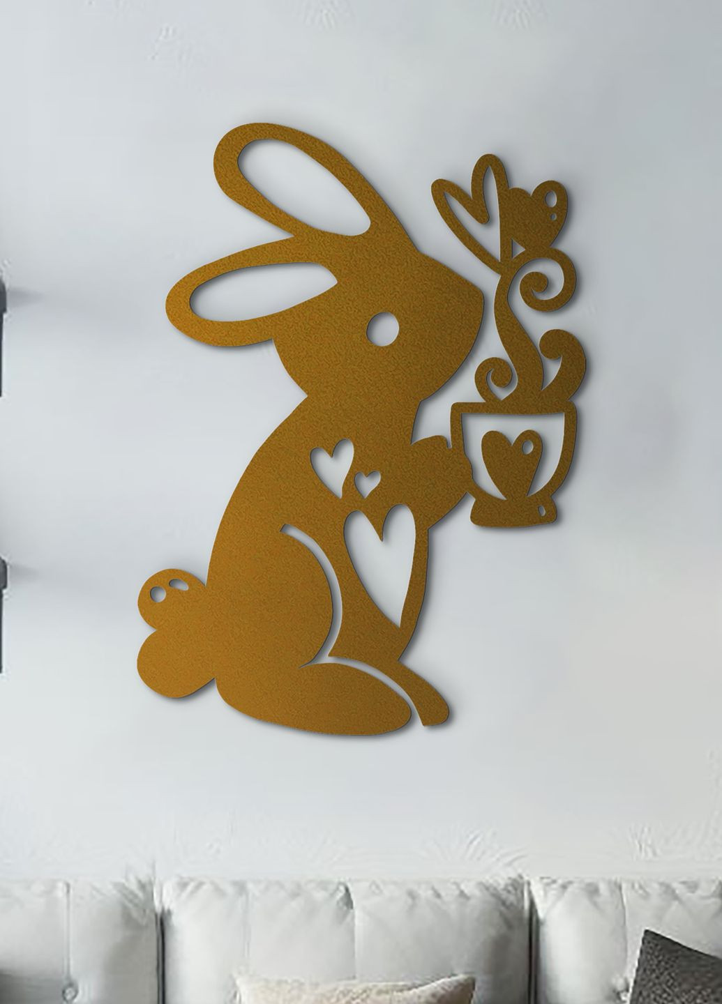 Дерев'яна картина на кухню, декор в кімнату "Сонячний зайчик", мінімалістичний стиль 30х23 см Woodyard (291842216)