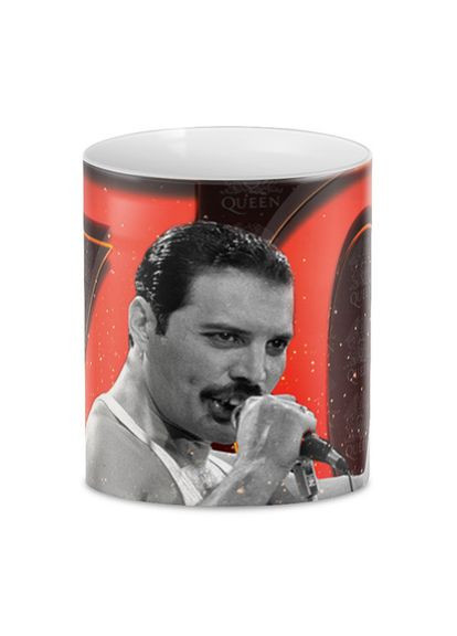 Чашка з принтом Queen Квін Freddie Mercury 2016 CP 03.370 Кружка керамічна 0,33 GeekLand (378961845)