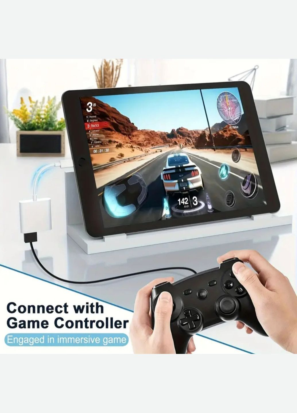 Универсальный кард-ридер 3-в-1 (SD/TF/CF) с Type-C и USB-портами, OTG-адаптер для телефонов, ноутбуков и др. No Brand (360983334)