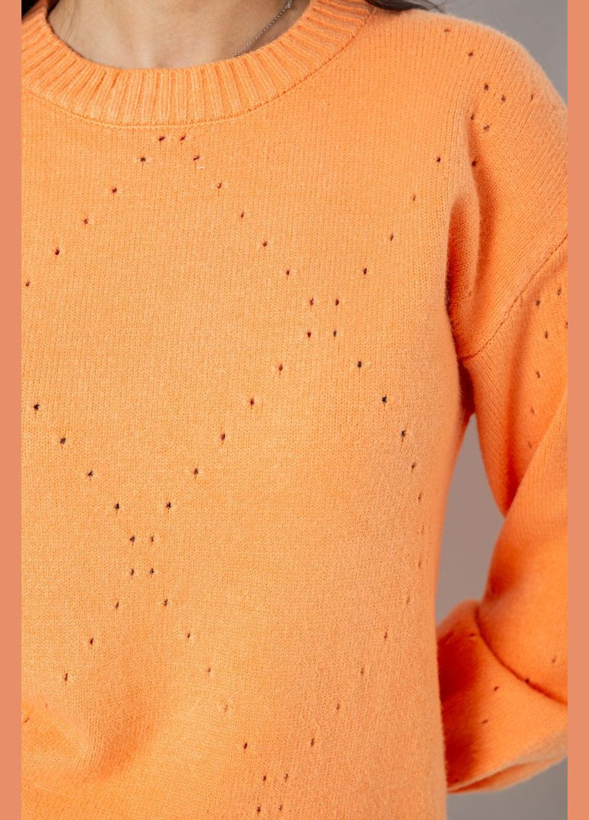 Оранжевый демисезонный свитер женский Ager 244R2026-8