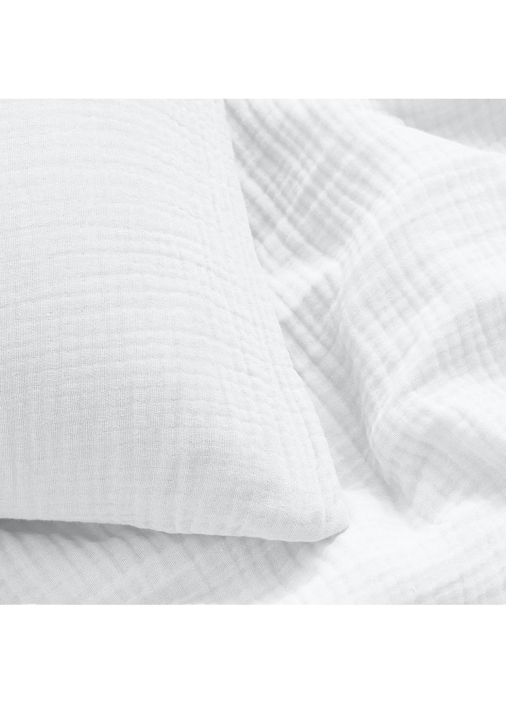 Наволочка муслин на подушку 40х60 WHITE (4822052464953) Cosas (366961606)