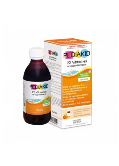 Мультивитамины и минералы для детей, сироп, 22 Vitamines & OligoElements,, 250 мл (PED-02252) Pediakid (266799003)
