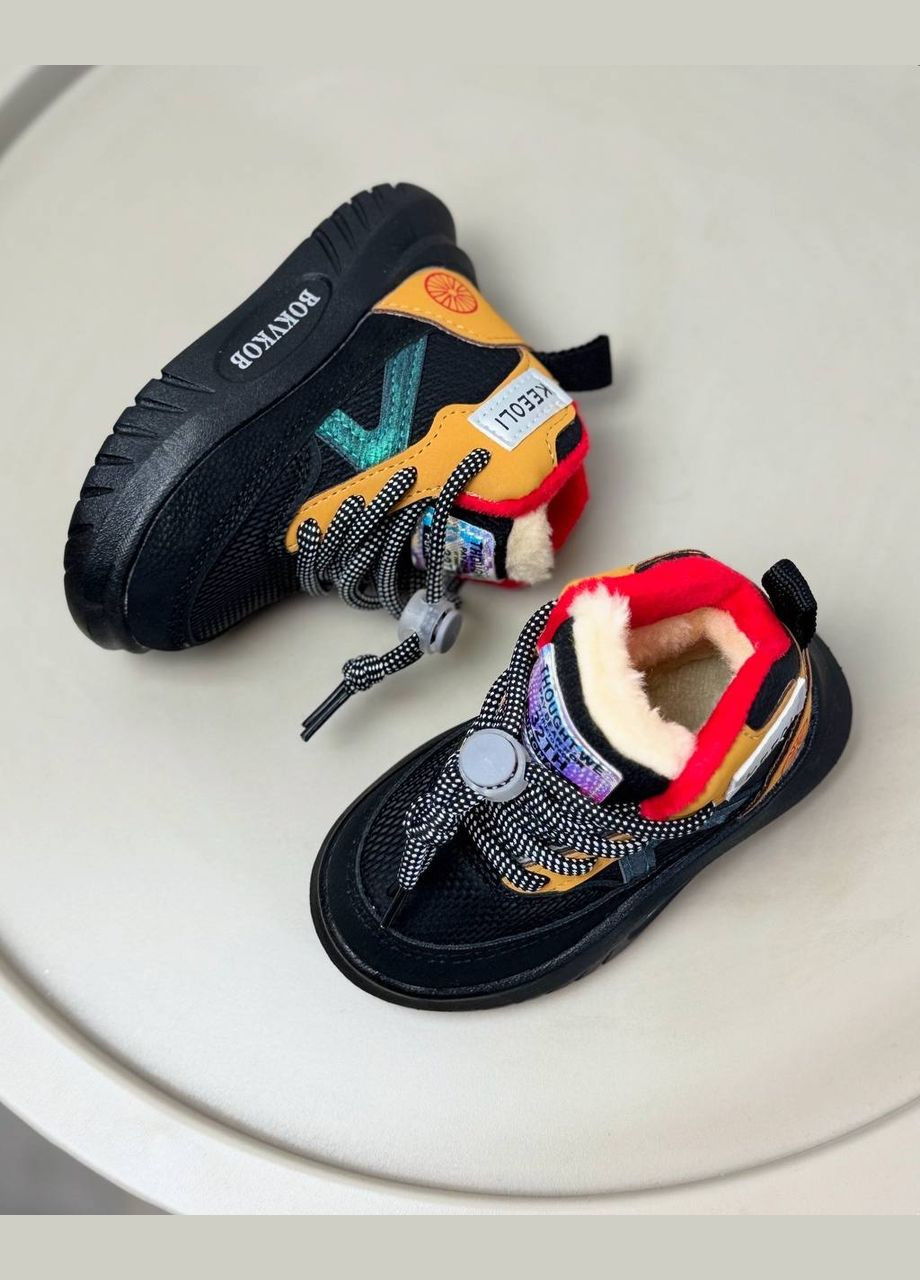 Черные спортивные, классические, повседневные, кэжуал, джинсовые осенние ботинки осенние детские черные 1459 No Brand