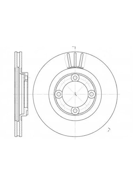 Диск гальмівний Remsa (345780652)
