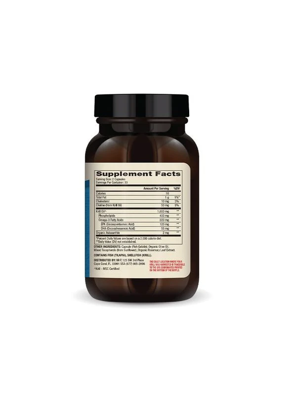 Жирные кислоты Antarctic Krill Oil, 60 капсул Dr. Mercola (378793174)
