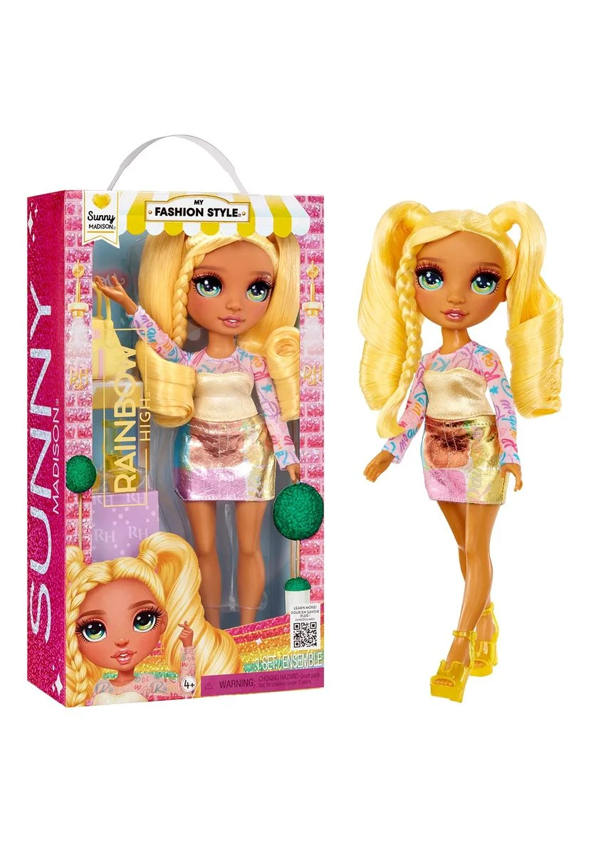 Кукла My Fashion Style комбинированные материалы 27 см желтая Rainbow High (393592066)