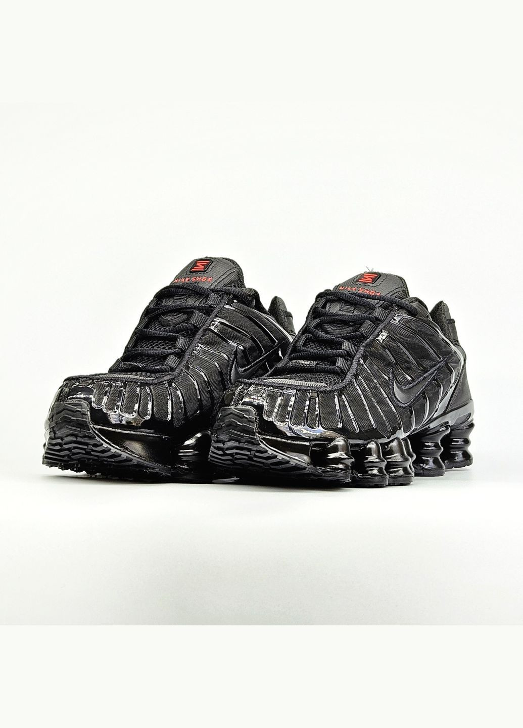 Кросівки жіночі і чоловічі Nike Shox TL black | Найк Шокс тл чорні No Brand чорні демісезони (307288643)