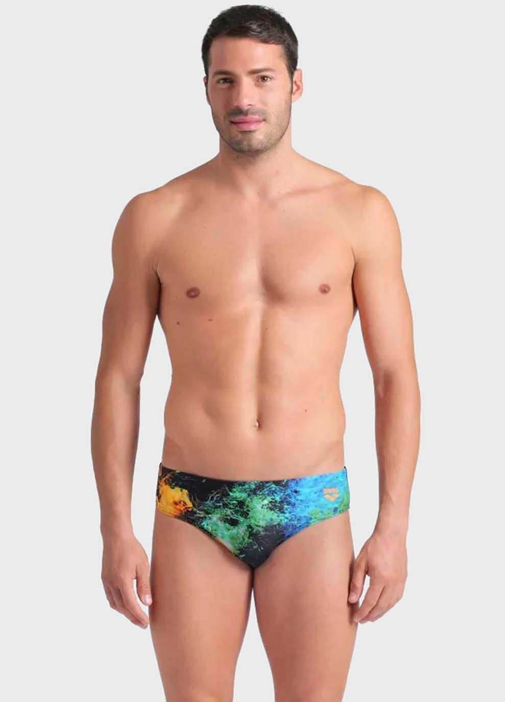 Мужские комбинированные плавки для мужчин vibrant swim briefs разноцветный Arena