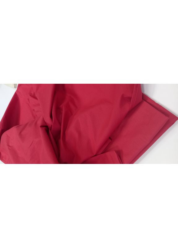 Постельное белье Красное Ранфорс Евро на резинке MERISET (278256004)