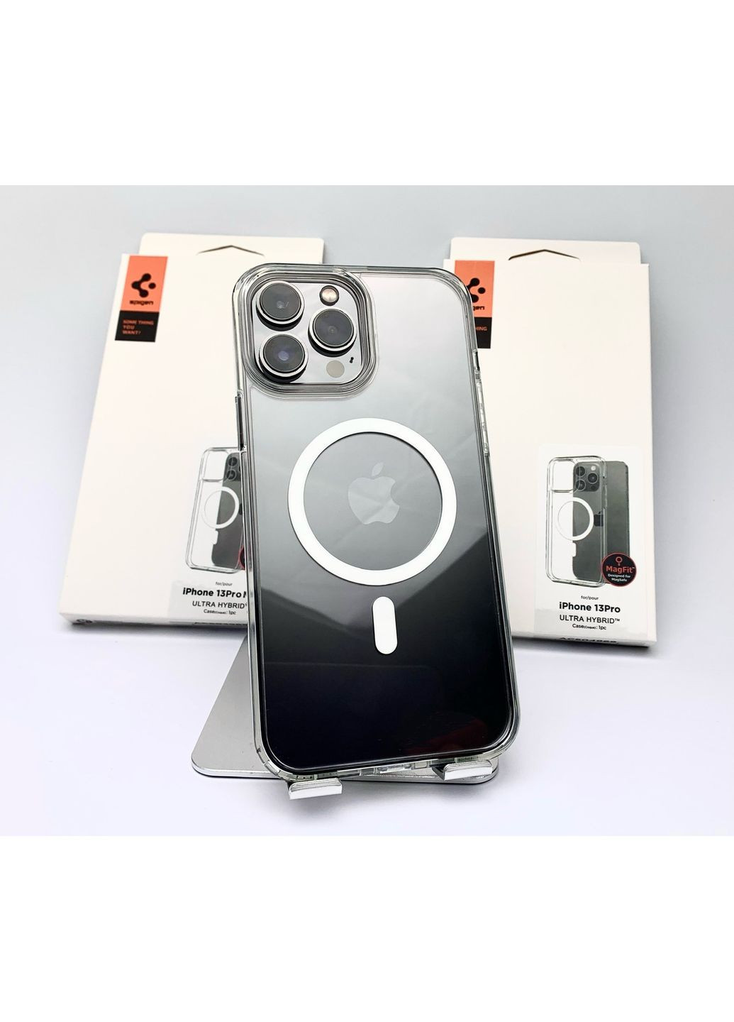 Чохол Magsafe Ultra Hybrid case для iPhone 13 PRO магнітний 13 ПРО crystal clear No Brand (369137573)