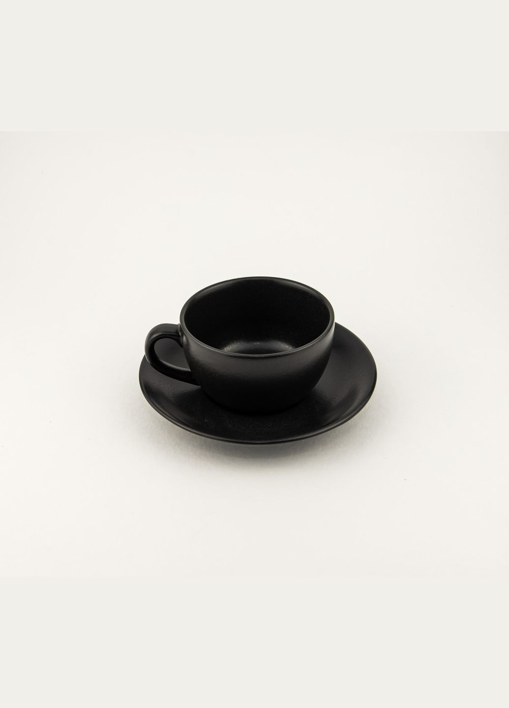 Набор кофейный чашка с блюдцем 16см Seasons Black 222105 207мл Черная кофейная чашка с блюдцем Набор Porland (277949285)