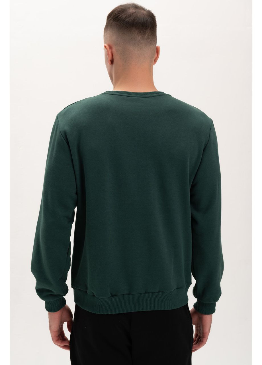 Темно-зеленый свитшот мужской, кофта мужская, батник мужской, реглан мужской (367779076)