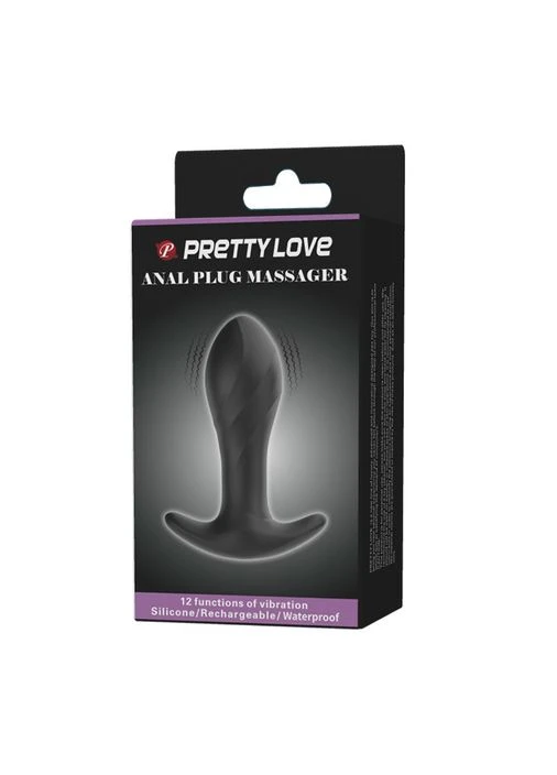 Анальна пробка - Pretty Love Anal Plug Massager Black LyBaile (386468573)