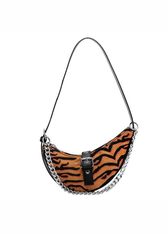 Жіноча сумка багет тигрова No Brand (306709601)