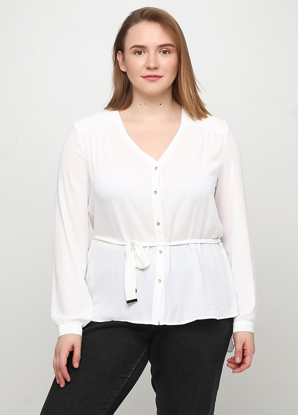 Біла блуза Mango