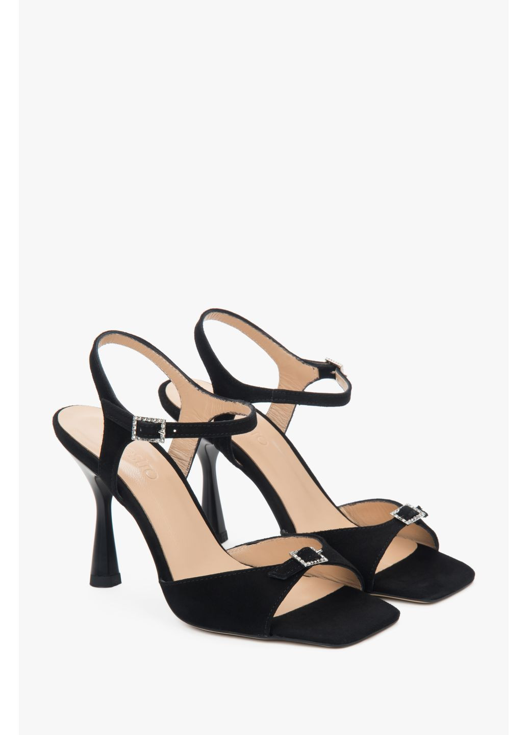 Босоніжки, колір чорний Estro (367185827)