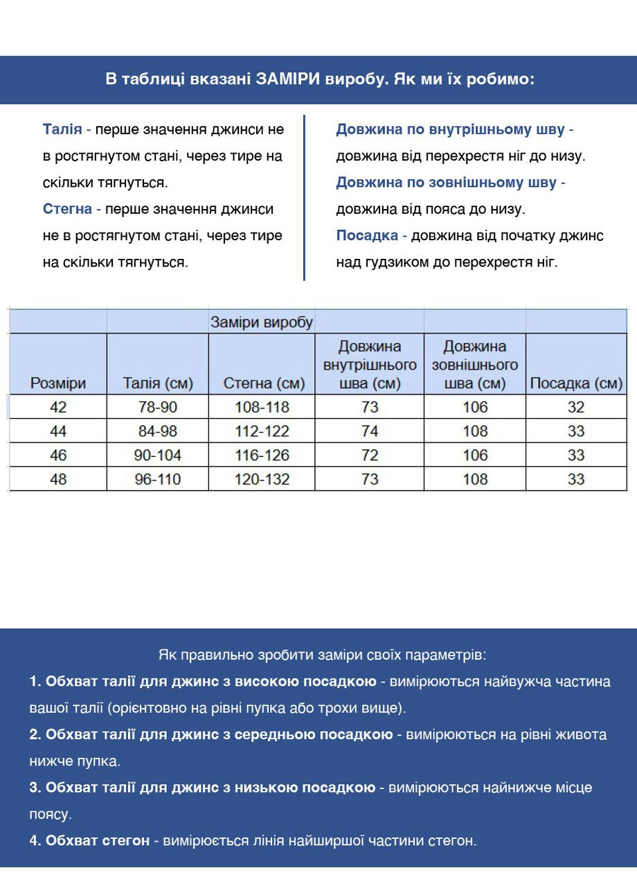 Джинсы женские голубые широкие палаццо с резинкой на поясе Палаццо Adorati - (322999521)